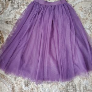 💜 Haute Monde Dark Lavender Tulle Tutu Skirt Med